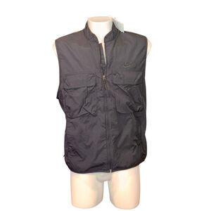 Men's Nike black utility Full Zip Vest L